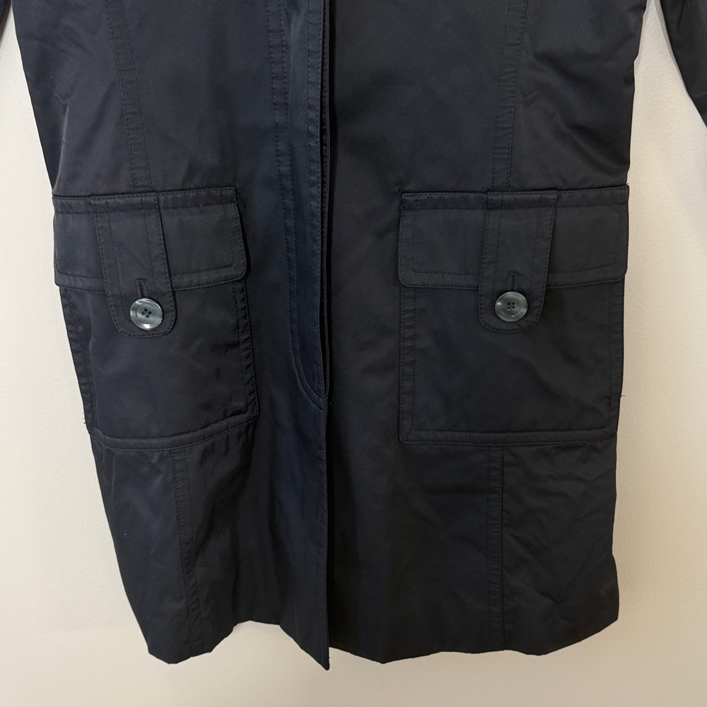 Talbots Midnight Black Lightweight Jacket Size 4 … - image 4